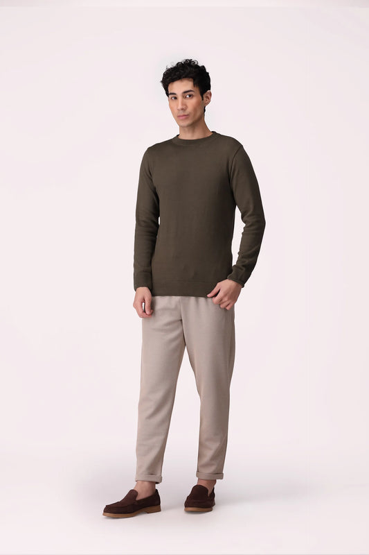 Crew Neck Sweater - Cougar Clothing