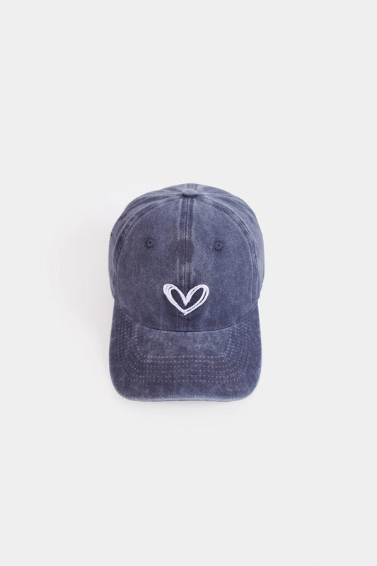 Embroidered Heart P-Cap - Cougar Clothing