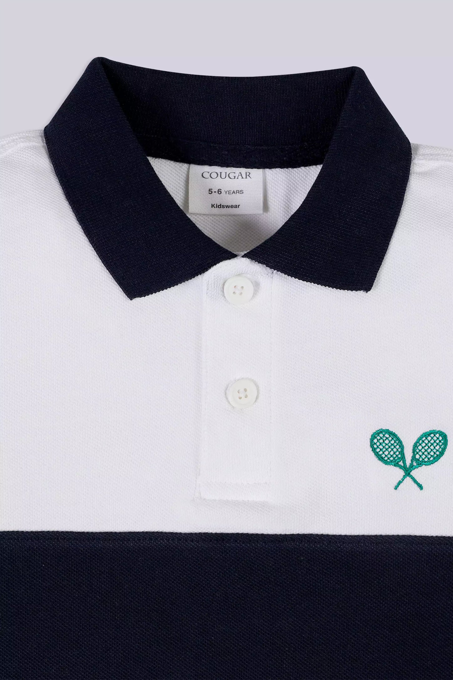 Contrast Paneled Polo - Cougar Clothing