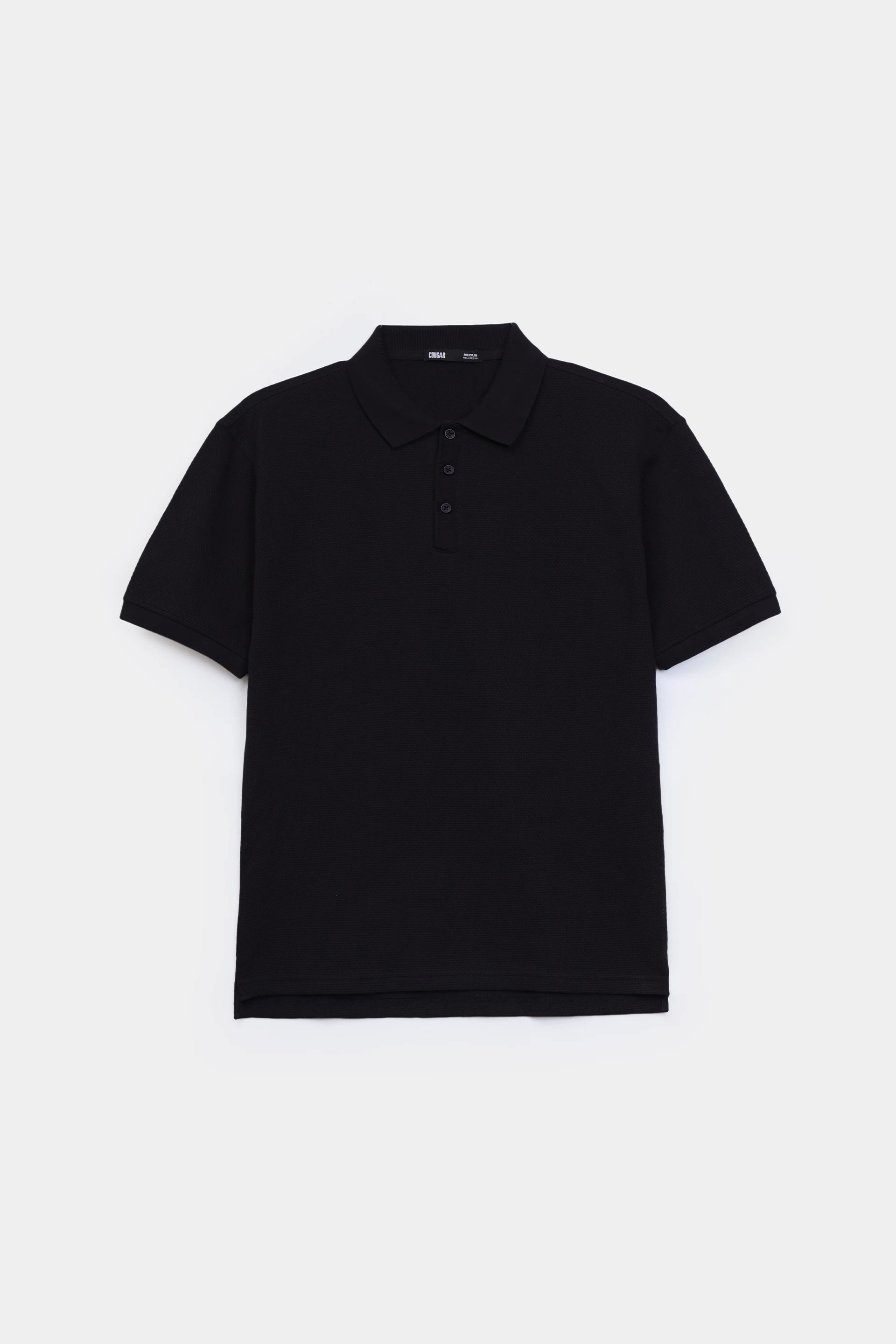 Popcorn Knit Polo - Cougar Clothing