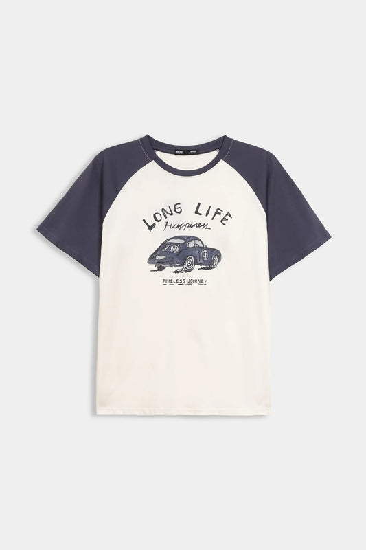 Graphic Raglan T-Shirt - Cougar Clothing