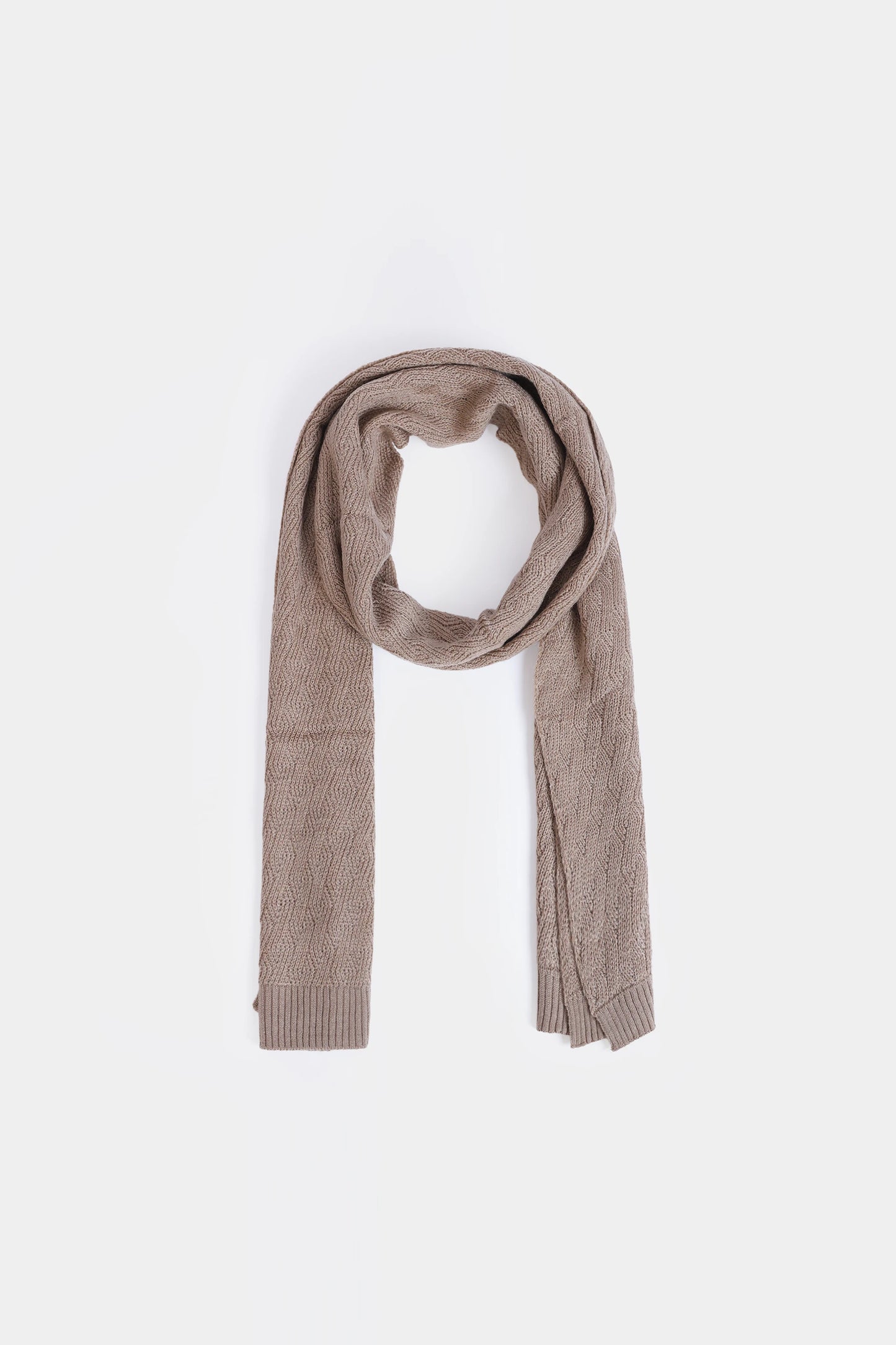 Textured Knit Scarf - Cougar Clothing