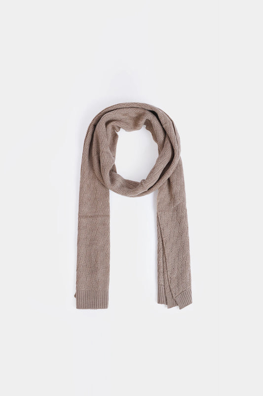 Textured Knit Scarf - Cougar Clothing