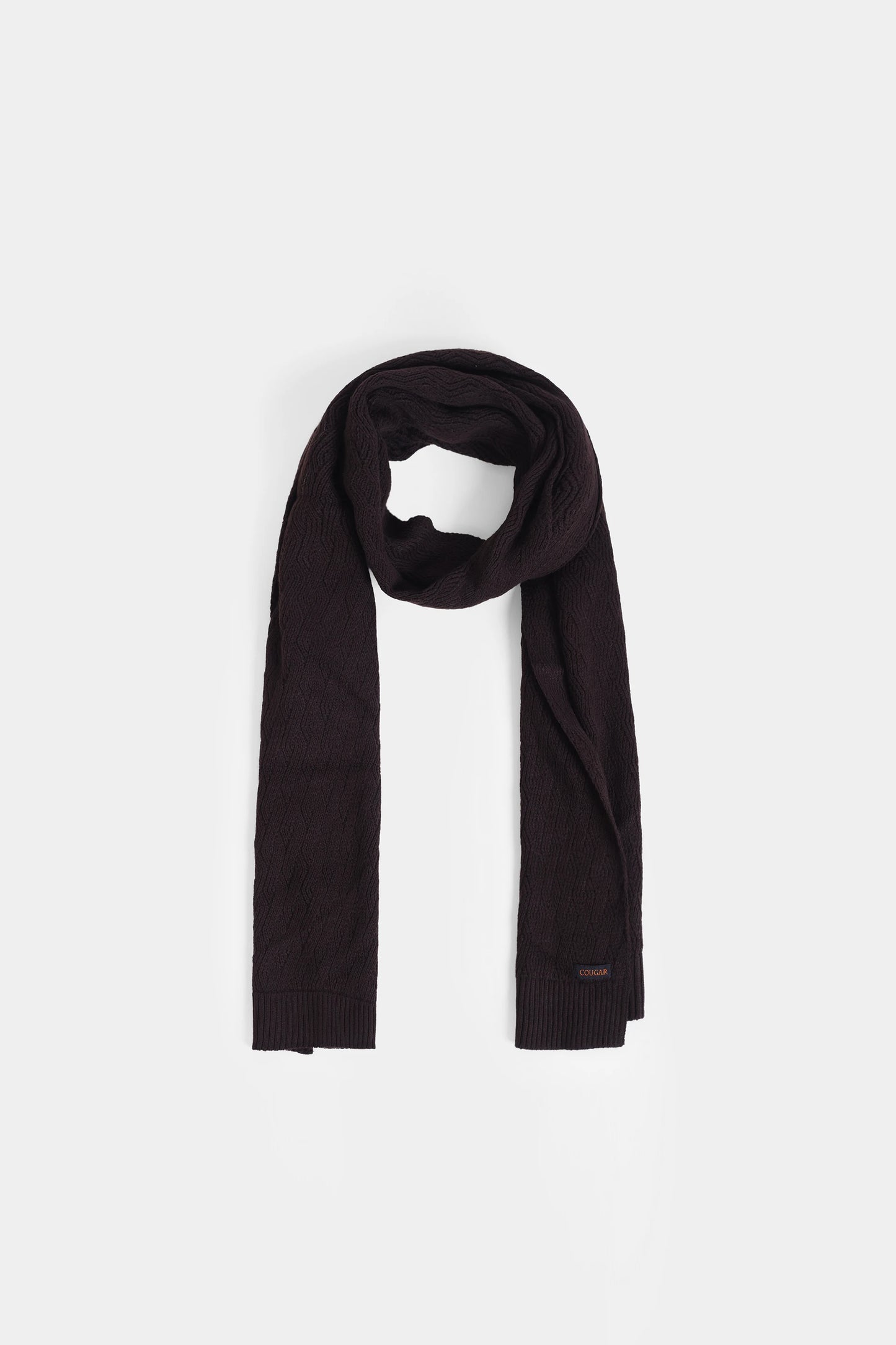 Textured Knit Scarf - Cougar Clothing