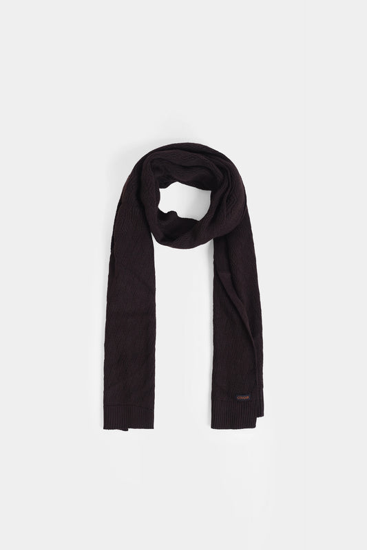 Textured Knit Scarf - Cougar Clothing