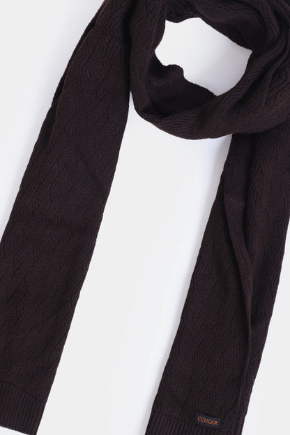 Textured Knit Scarf - Cougar Clothing