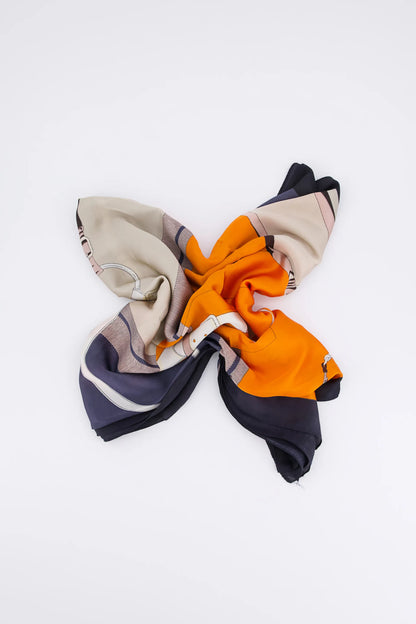 Printed Silk Scarf - Cougar Clothing