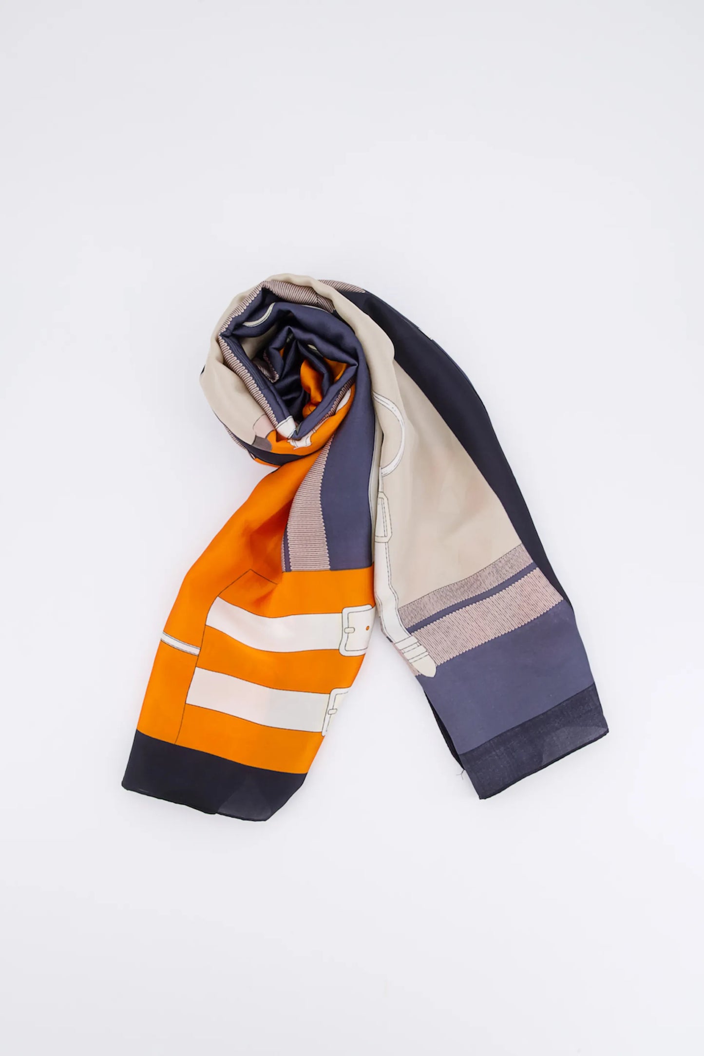 Printed Silk Scarf - Cougar Clothing