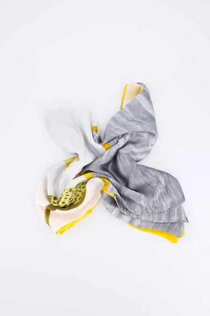 Printed Silk Scarf - Cougar Clothing