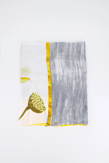 Printed Silk Scarf - Cougar Clothing