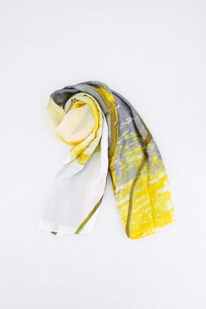 Printed Silk Scarf - Cougar Clothing