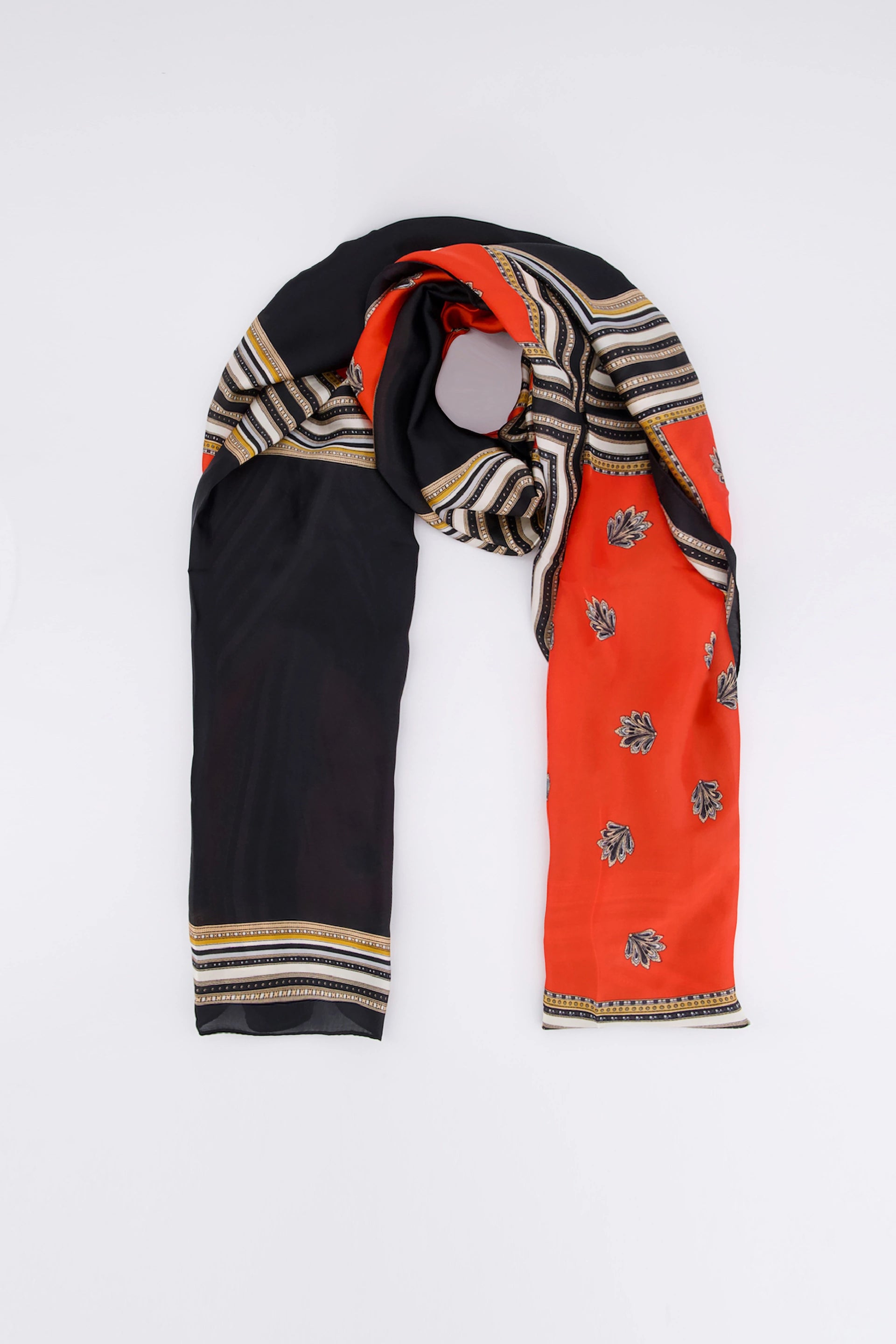 Printed Silk Scarf - Cougar Clothing