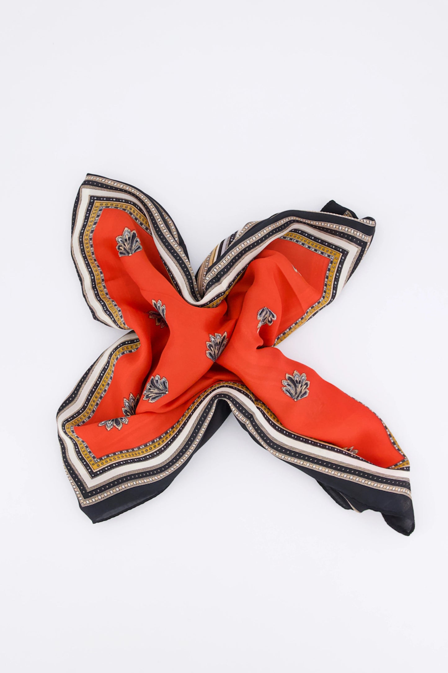 Printed Silk Scarf - Cougar Clothing