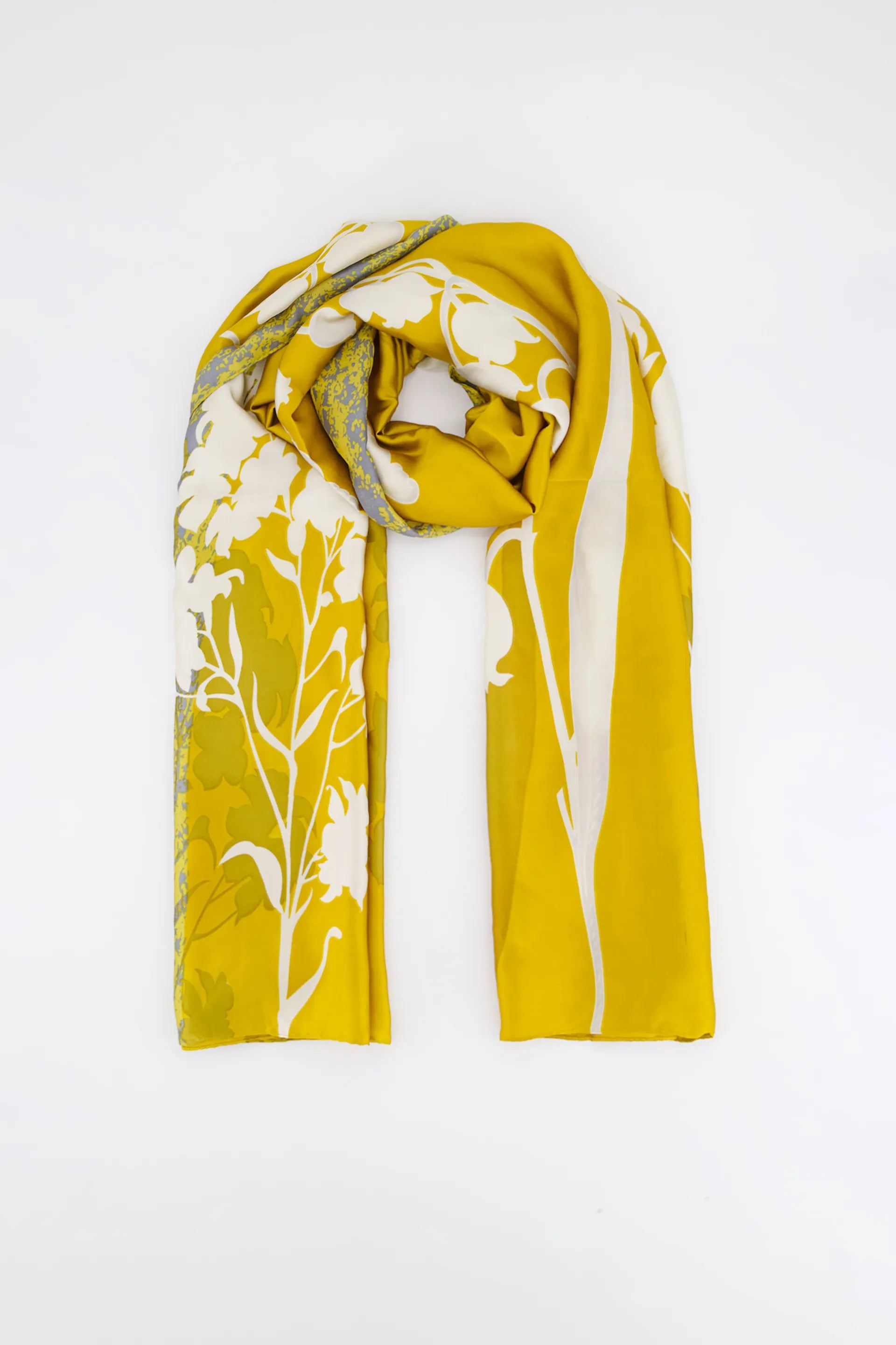 Printed Silk Scarf - Cougar Clothing
