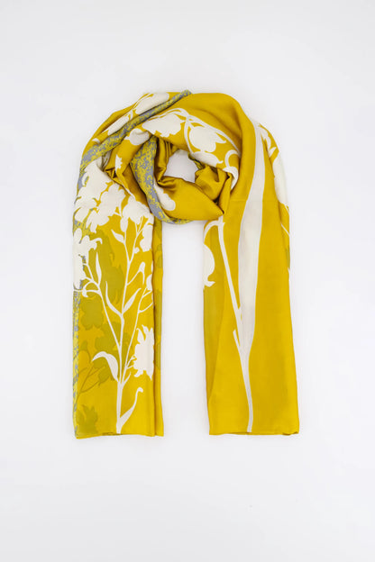 Printed Silk Scarf - Cougar Clothing