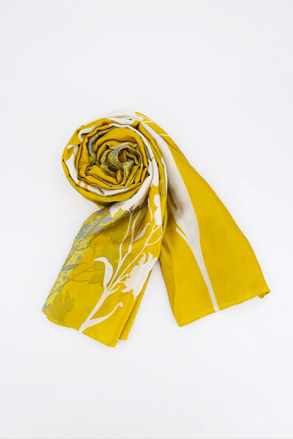 Printed Silk Scarf - Cougar Clothing