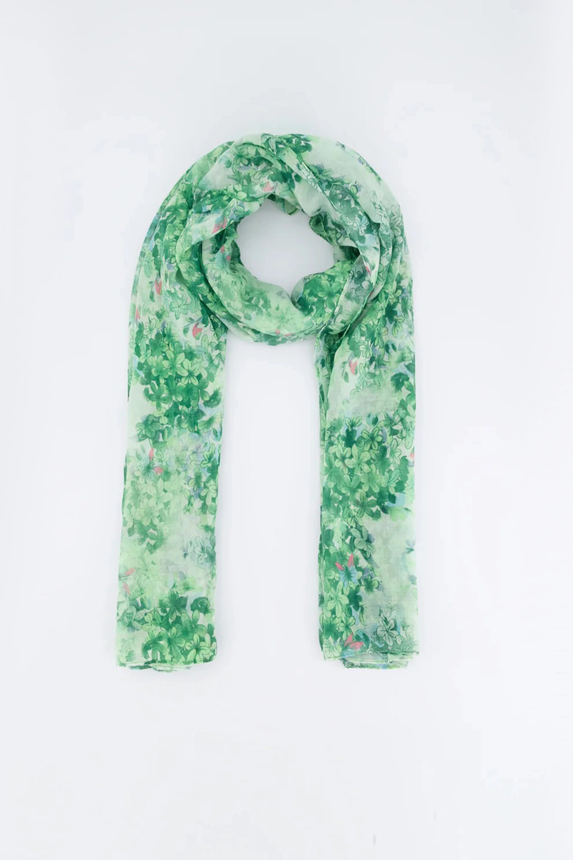 Viscose Blend Floral Printed Scarf - Cougar Clothing