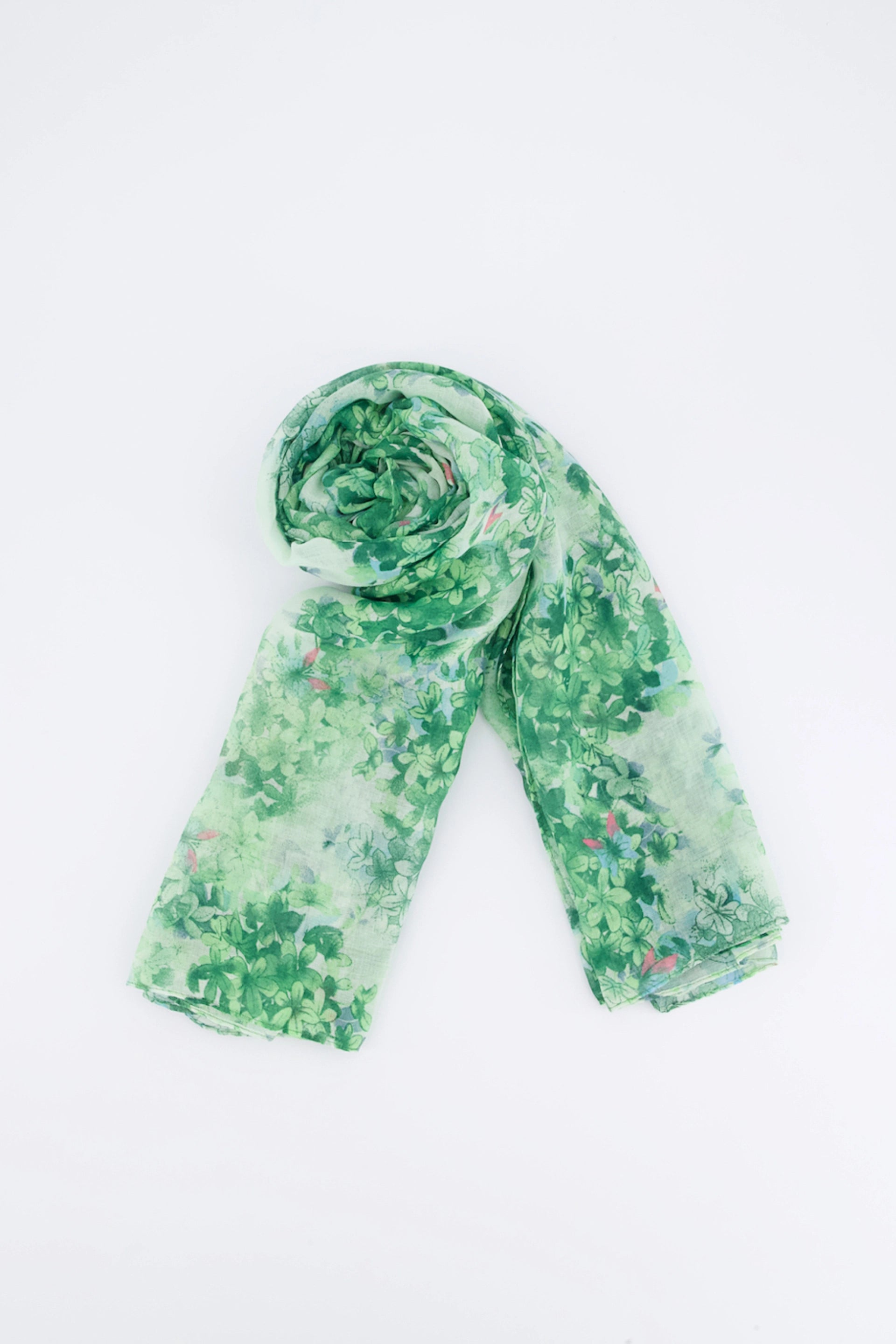 Viscose Blend Floral Printed Scarf - Cougar Clothing