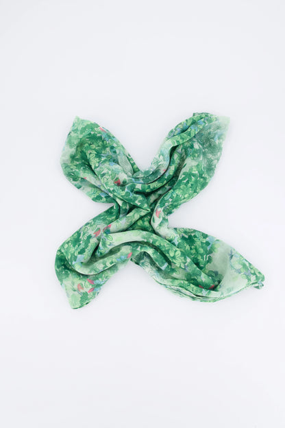 Viscose Blend Floral Printed Scarf - Cougar Clothing