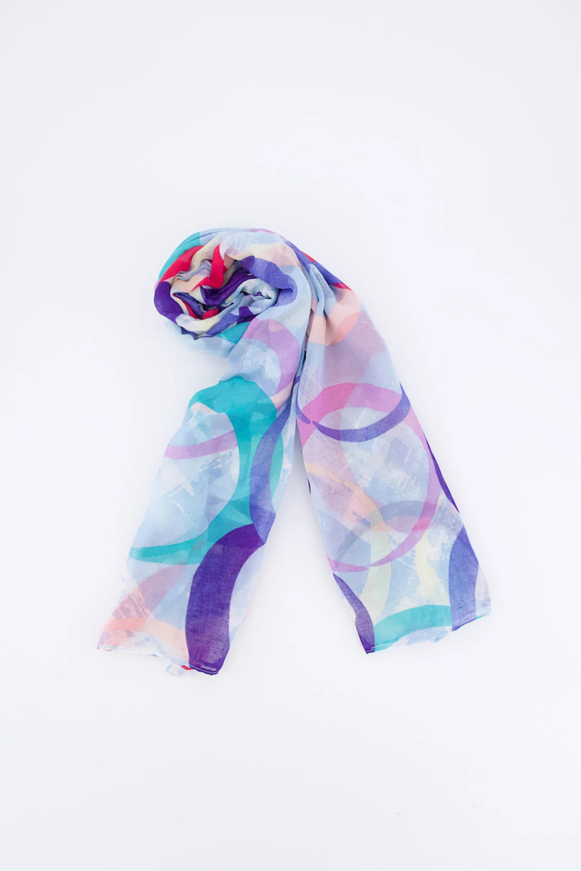 Viscose Blend Printed Scarf - Cougar Clothing