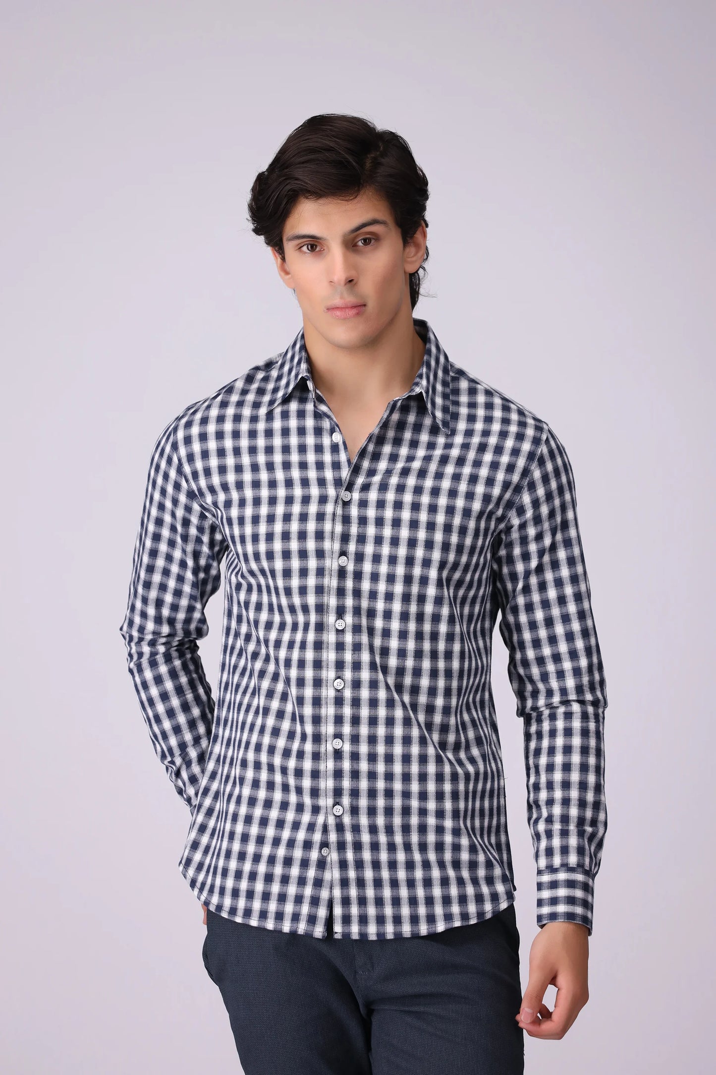 Regular Fit Checkered Shirt - Cougar Clothing