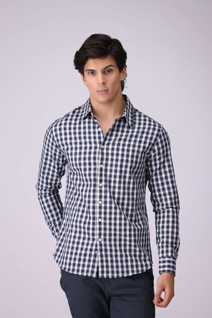 Regular Fit Checkered Shirt - Cougar Clothing