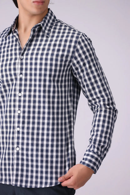 Regular Fit Checkered Shirt - Cougar Clothing