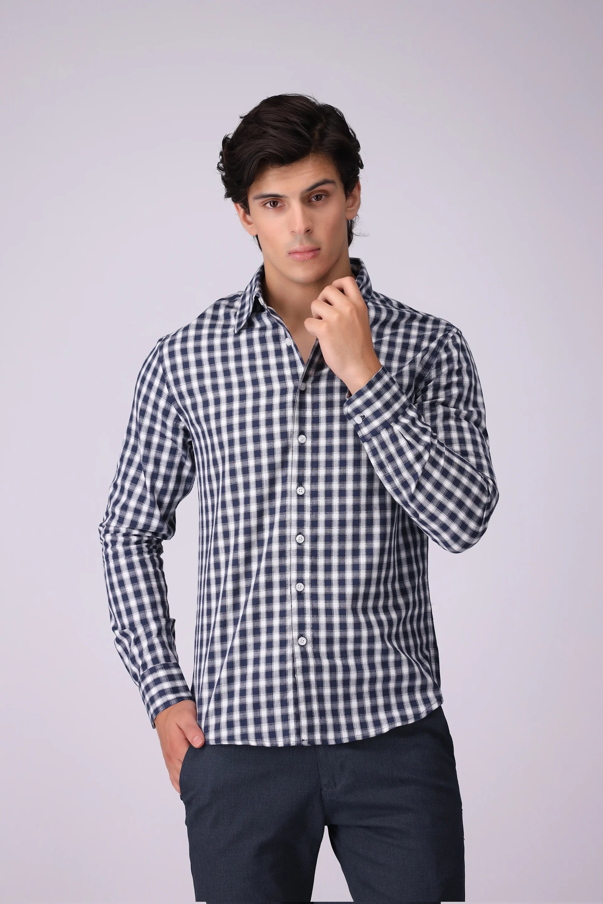 Regular Fit Checkered Shirt - Cougar Clothing
