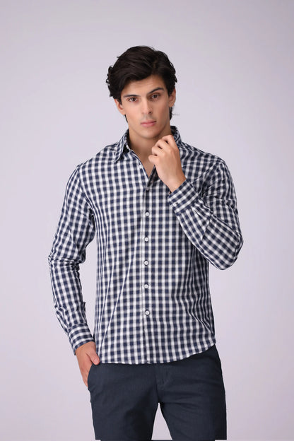 Regular Fit Checkered Shirt - Cougar Clothing