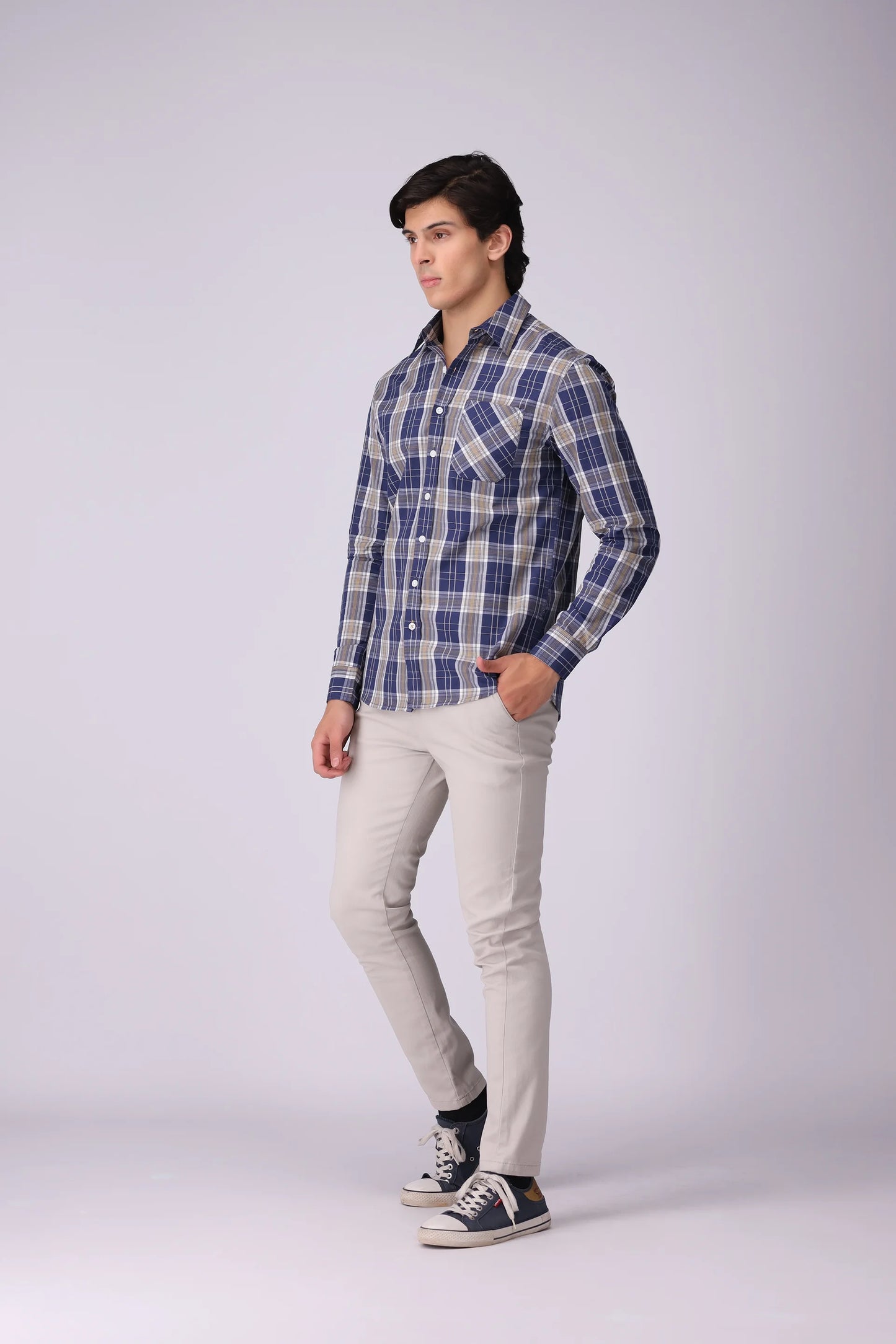 Regular Fit Checkered Shirt - Cougar Clothing