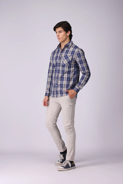 Regular Fit Checkered Shirt - Cougar Clothing