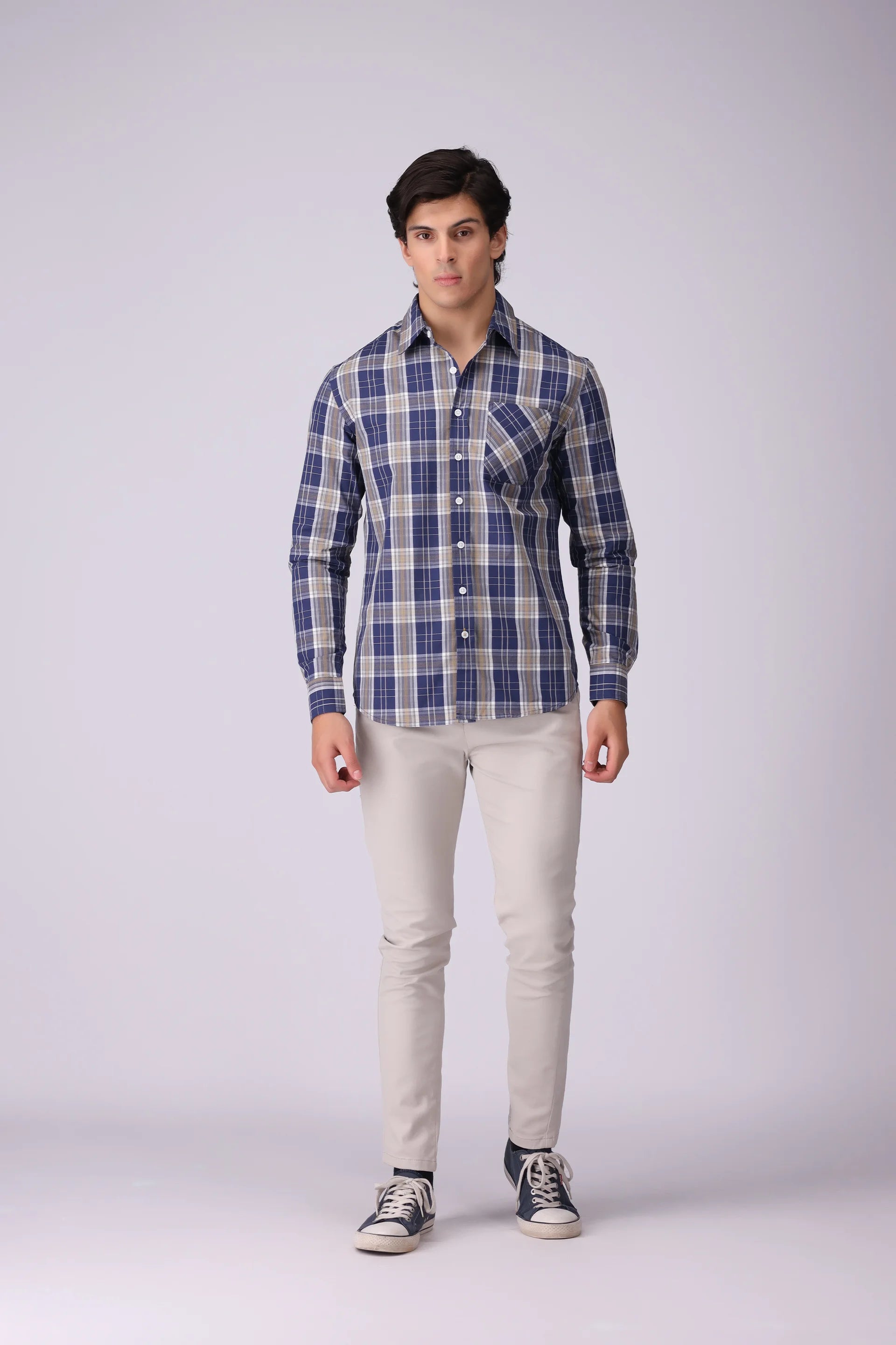Regular Fit Checkered Shirt - Cougar Clothing