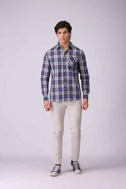 Regular Fit Checkered Shirt - Cougar Clothing