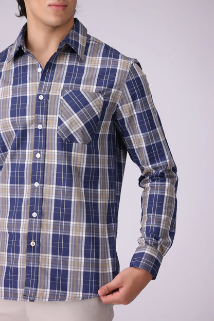 Regular Fit Checkered Shirt - Cougar Clothing