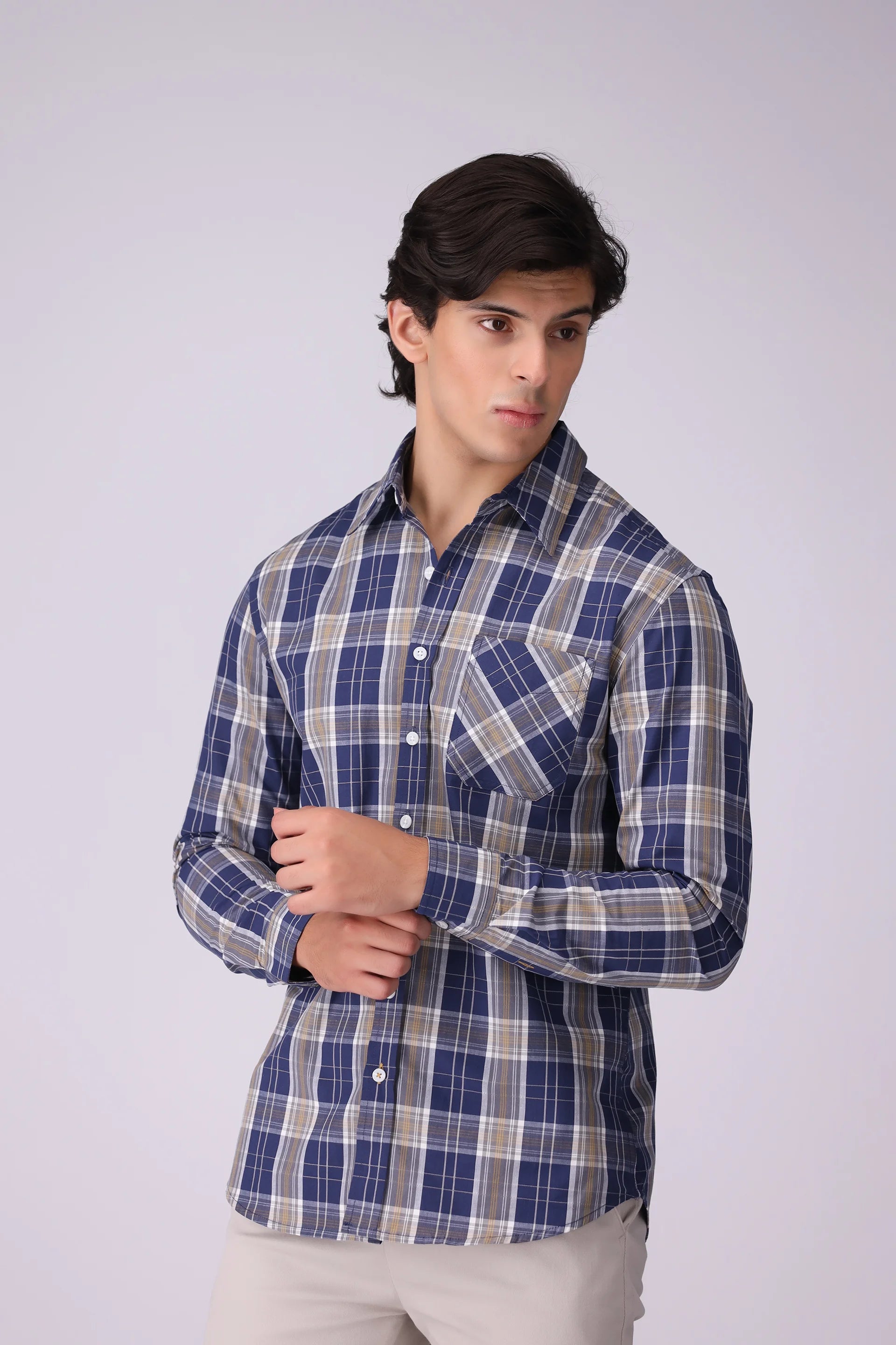 Regular Fit Checkered Shirt - Cougar Clothing