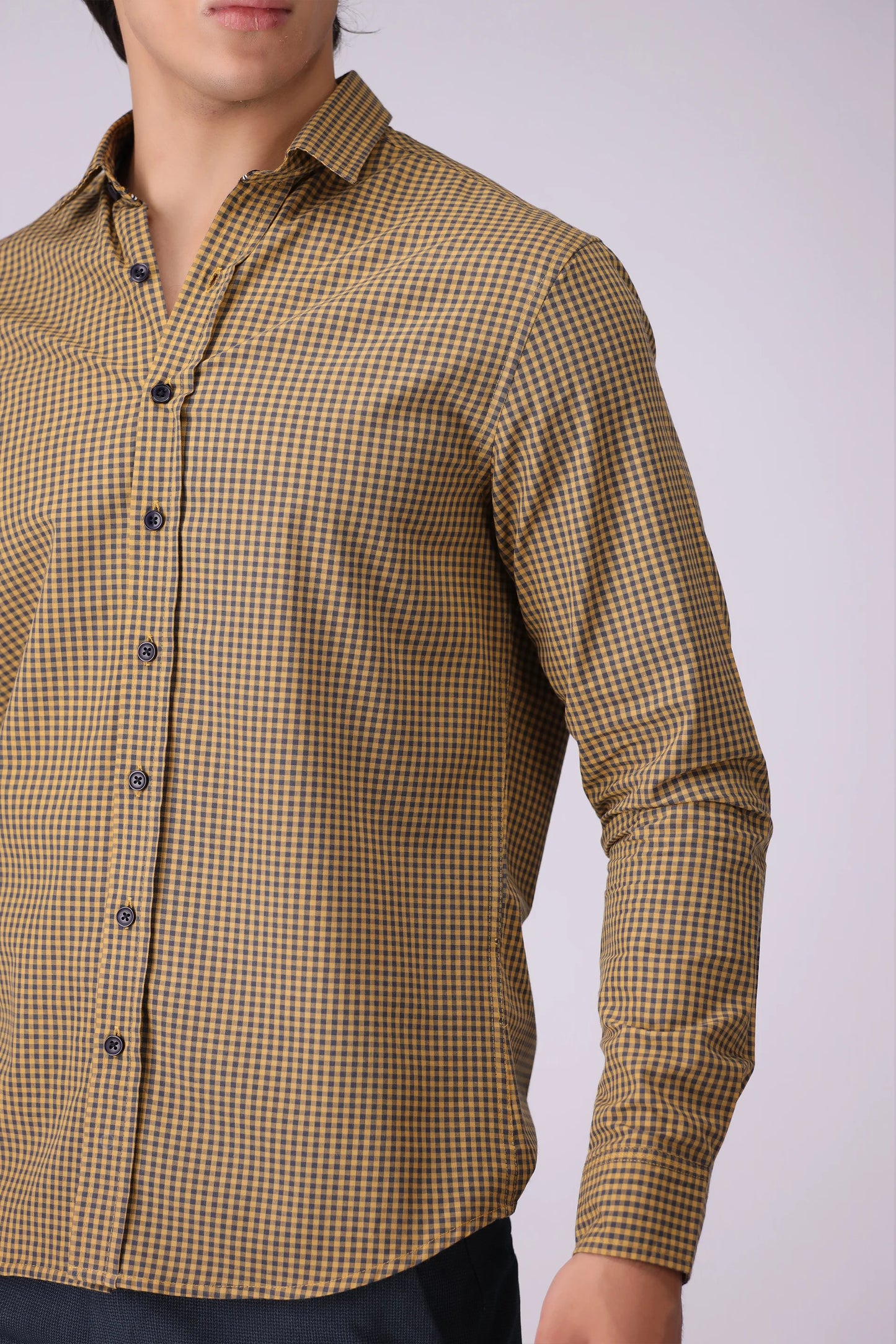 Regular Fit Graph Check Shirt - Cougar Clothing