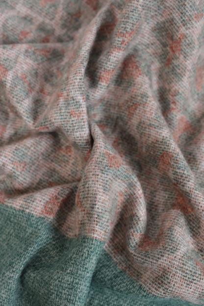 Contrast Accented Knit Shawl - Cougar Clothing