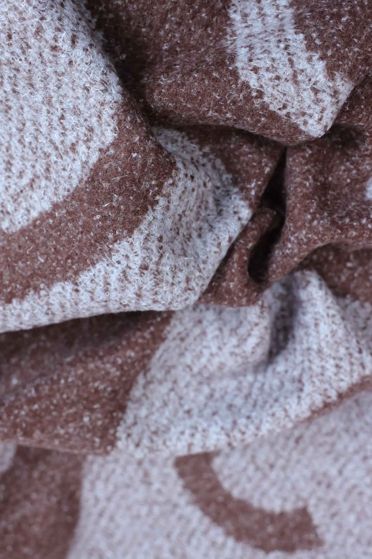 Abstract Pattern Knit Shawl - Cougar Clothing