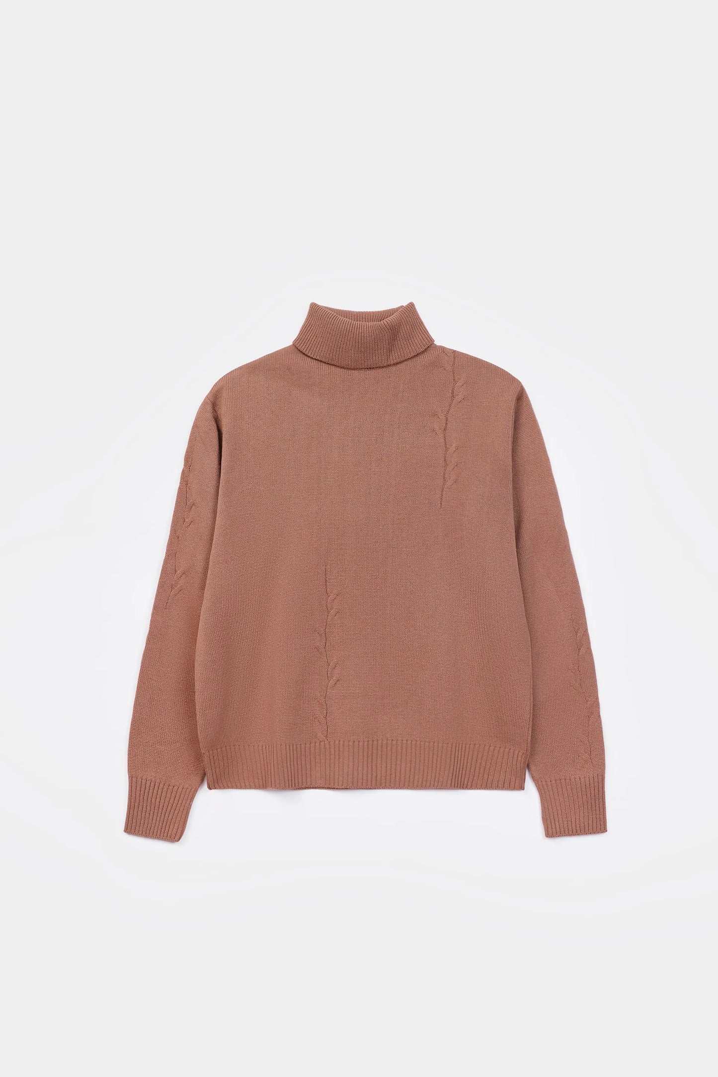 Roll Neck Knit Sweater - Cougar Clothing