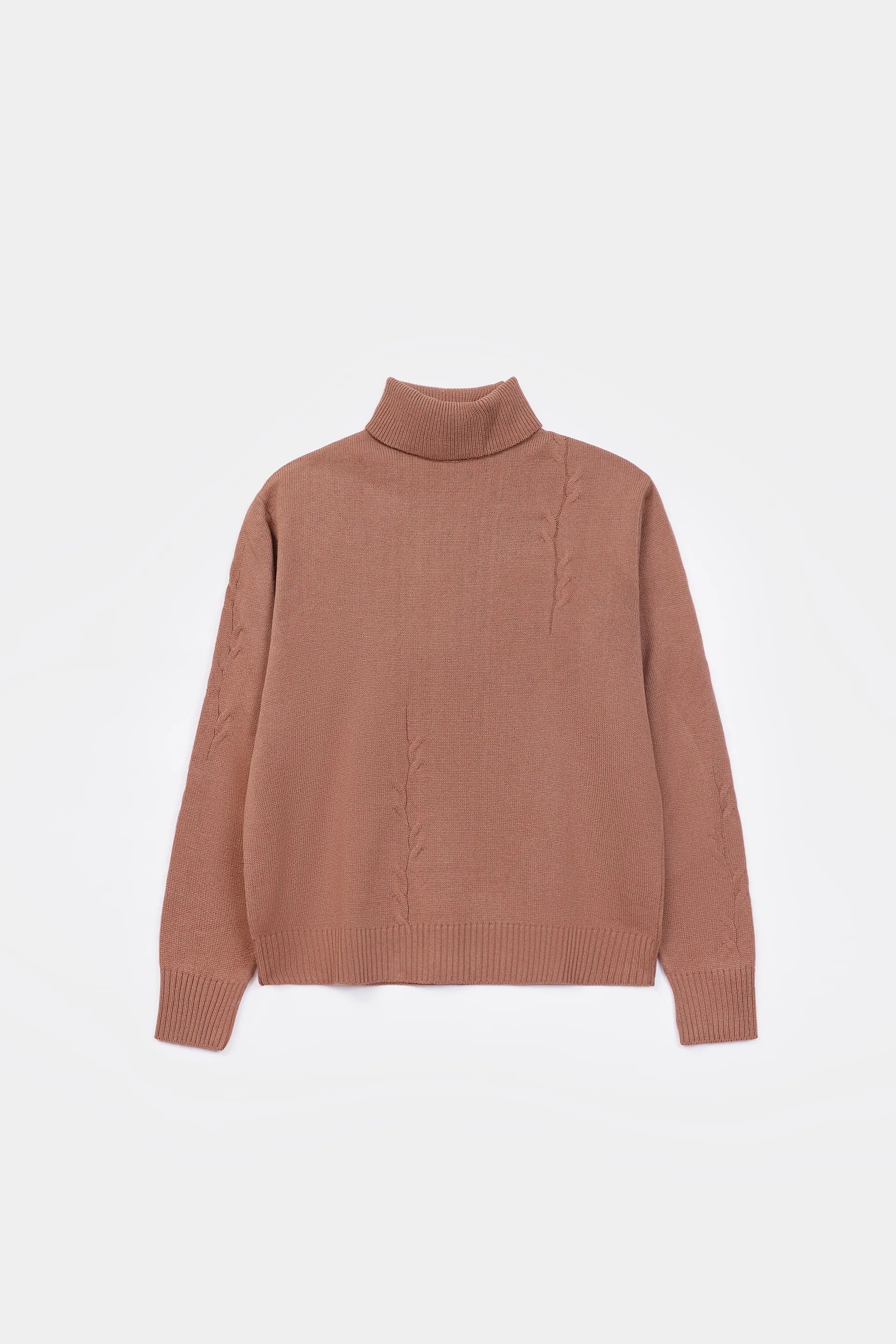 Roll Neck Knit Sweater - Cougar Clothing