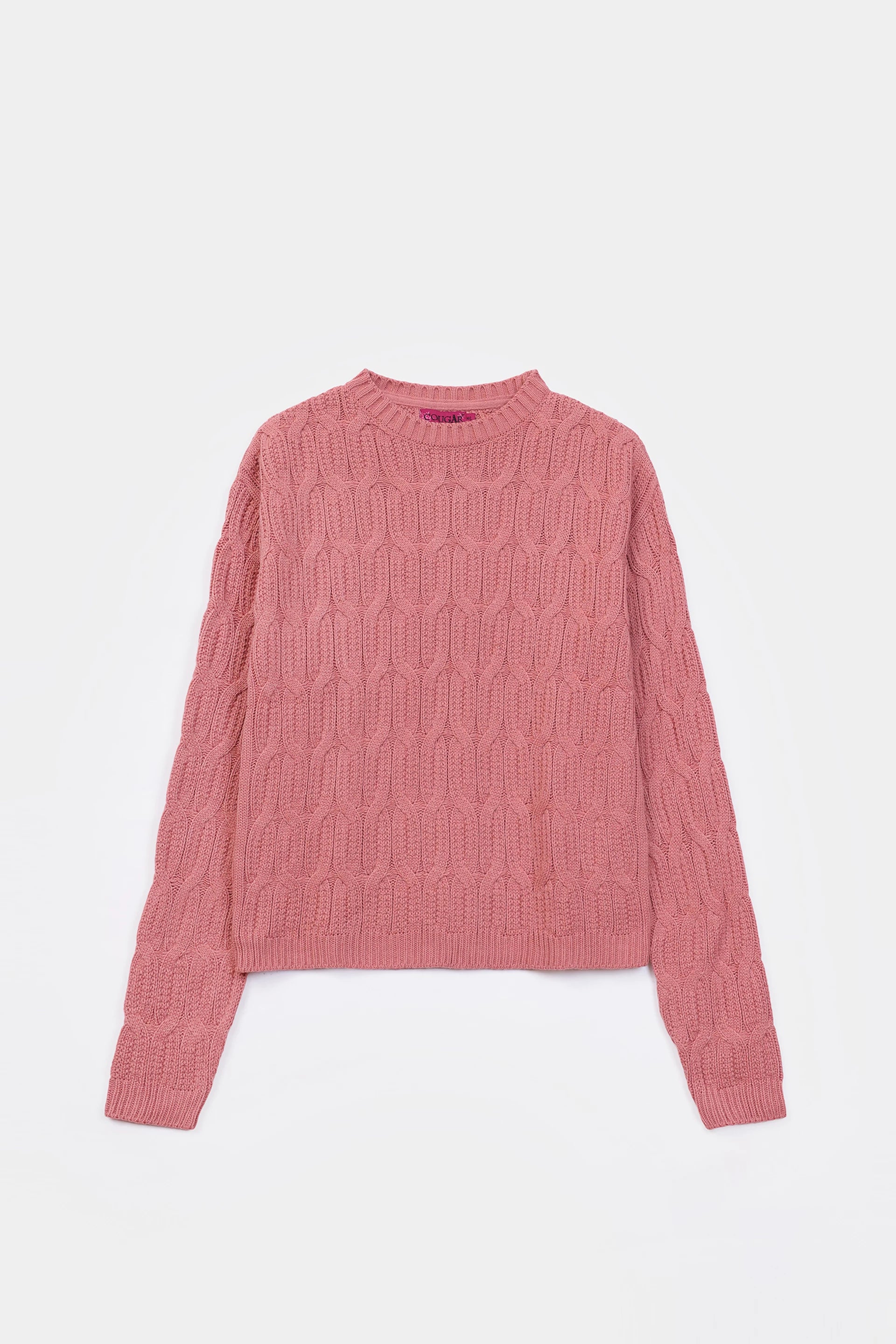 Cable Knit Sweater - Cougar Clothing