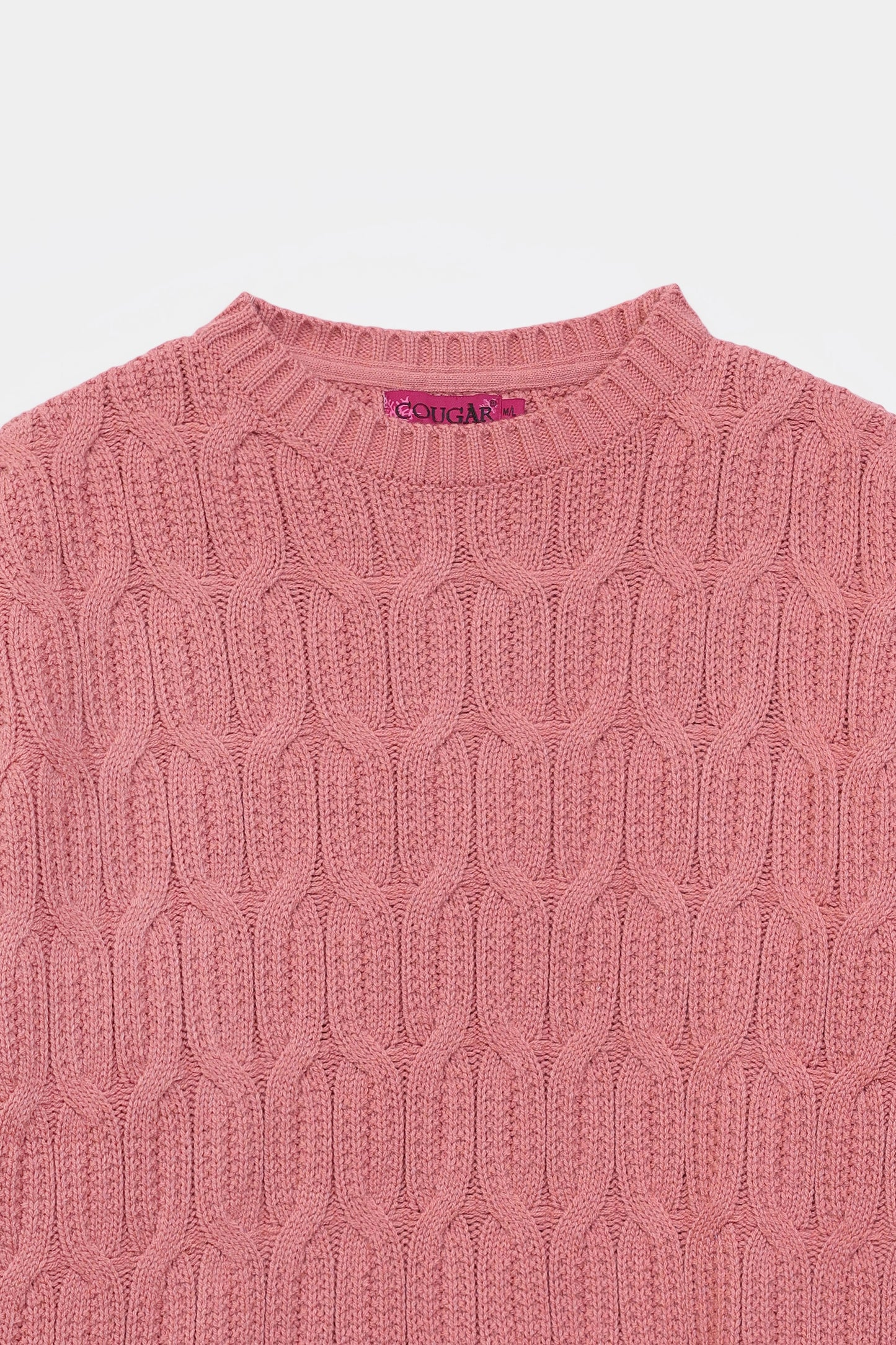 Cable Knit Sweater - Cougar Clothing