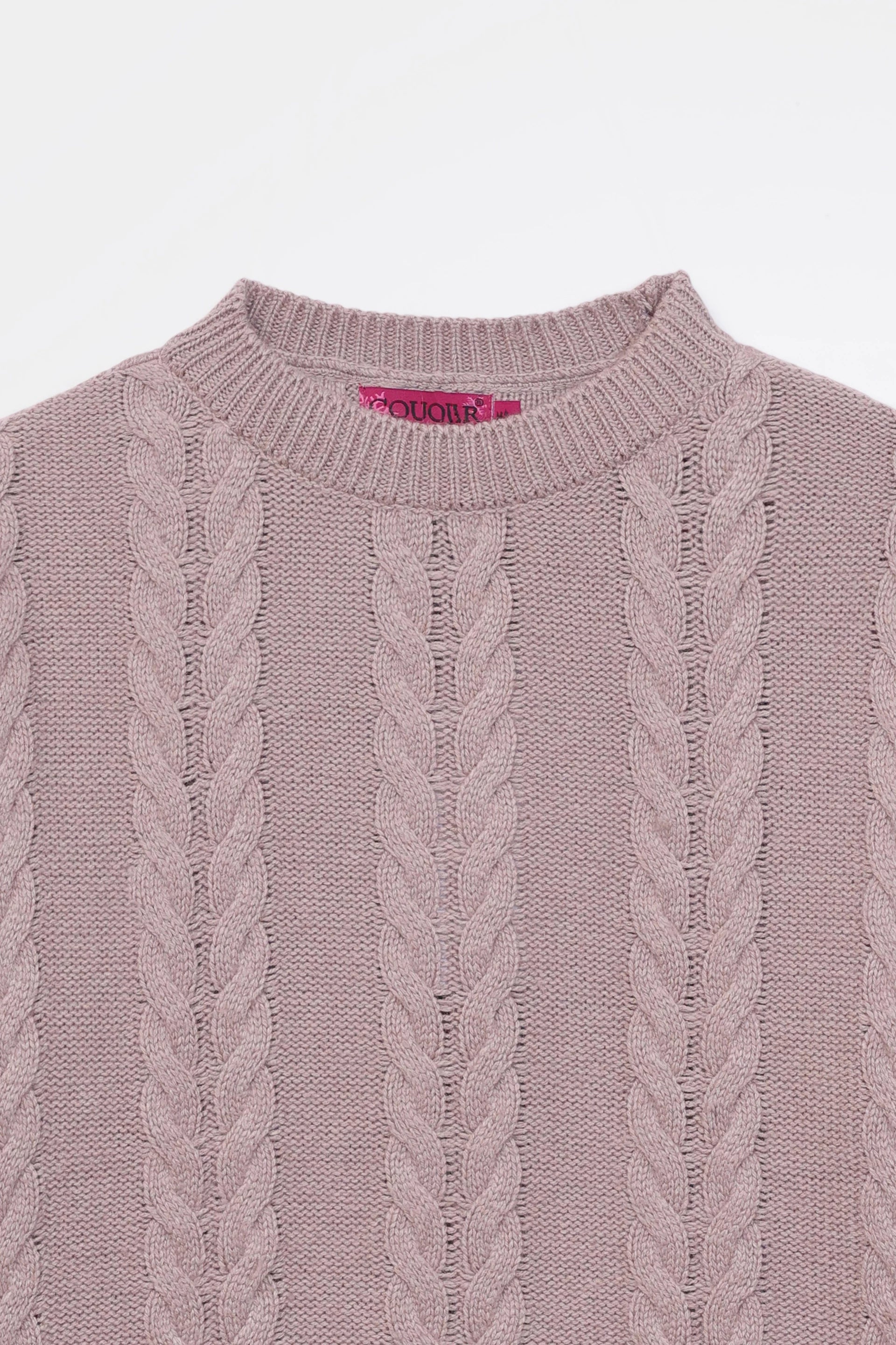 Cable Knit Sweater - Cougar Clothing