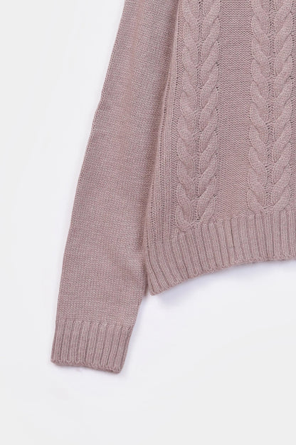 Cable Knit Sweater - Cougar Clothing