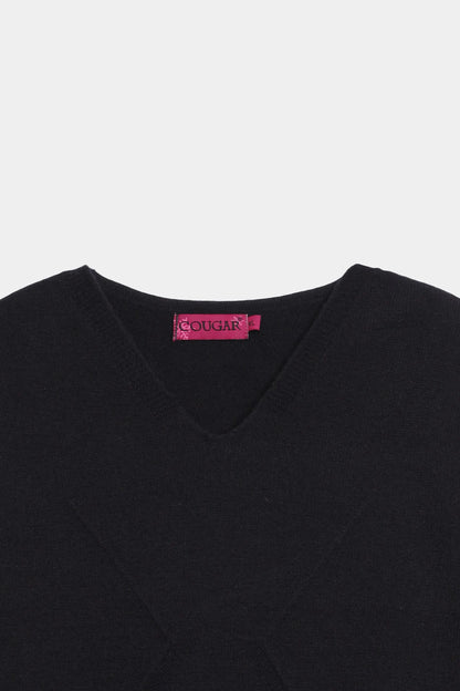 Sweater With Knit Lines - Cougar Clothing