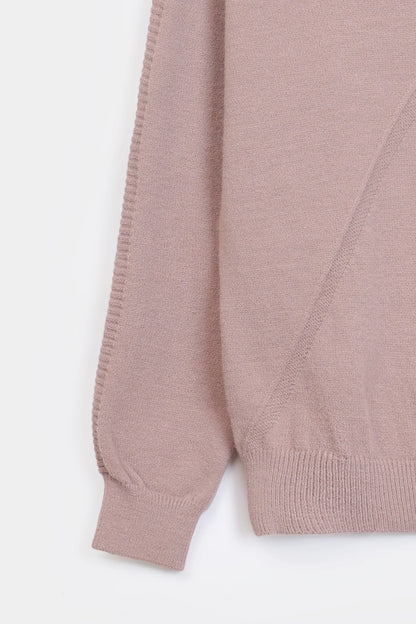 Sweater With Knit Lines - Cougar Clothing