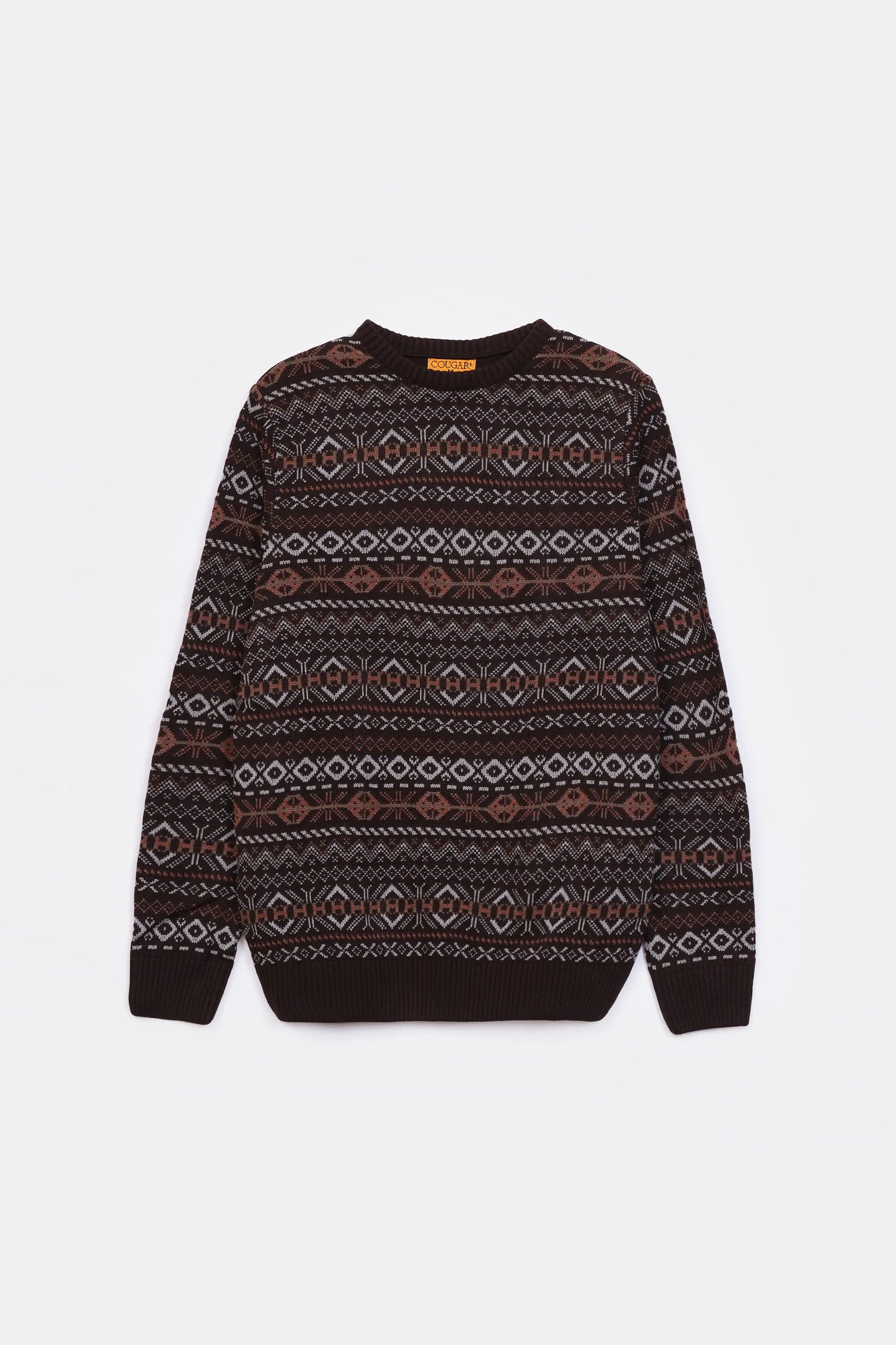 Jacquard Knit Sweater - Cougar Clothing