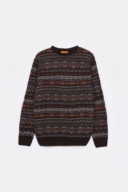 Jacquard Knit Sweater - Cougar Clothing