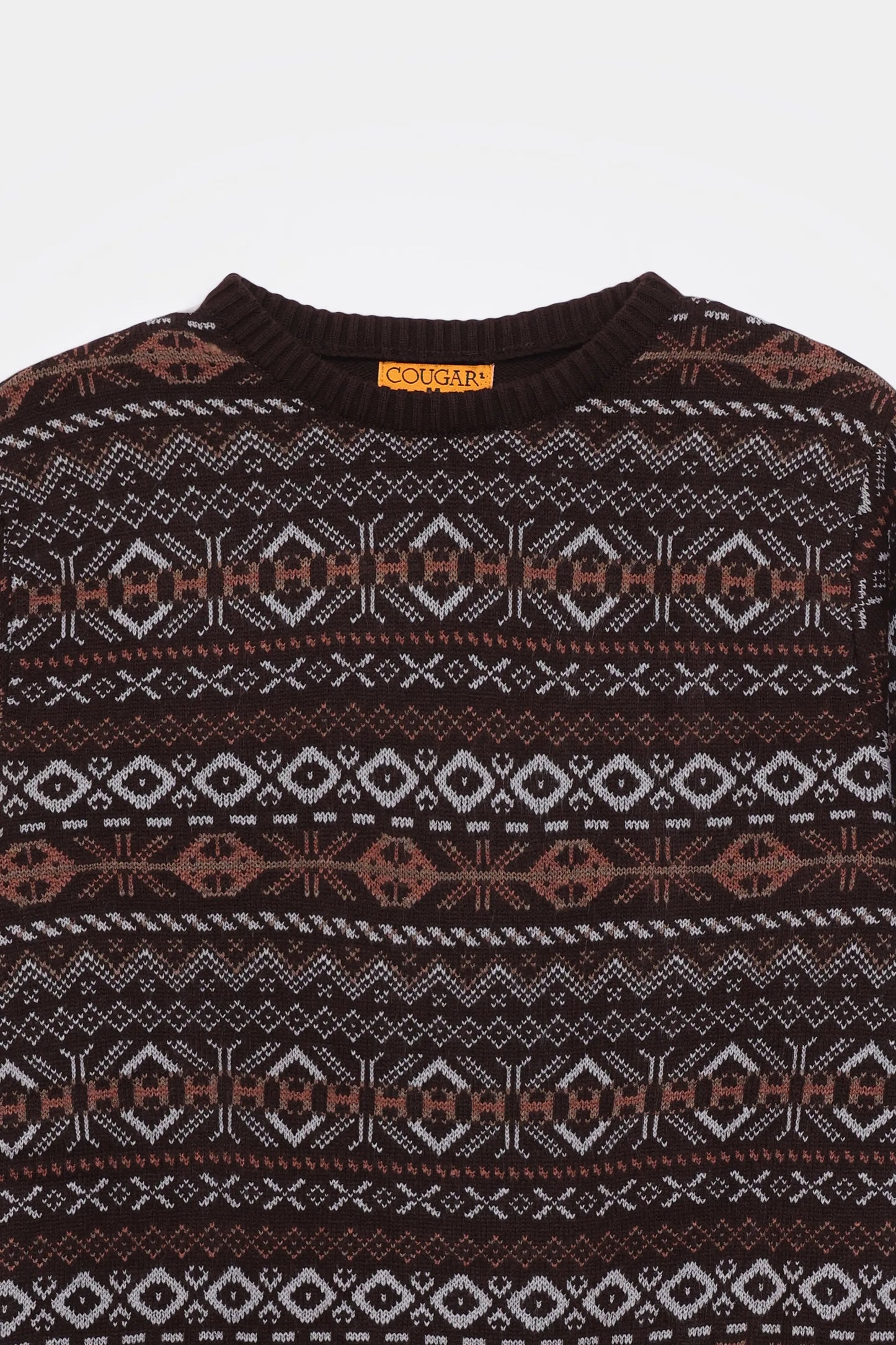 Jacquard Knit Sweater - Cougar Clothing