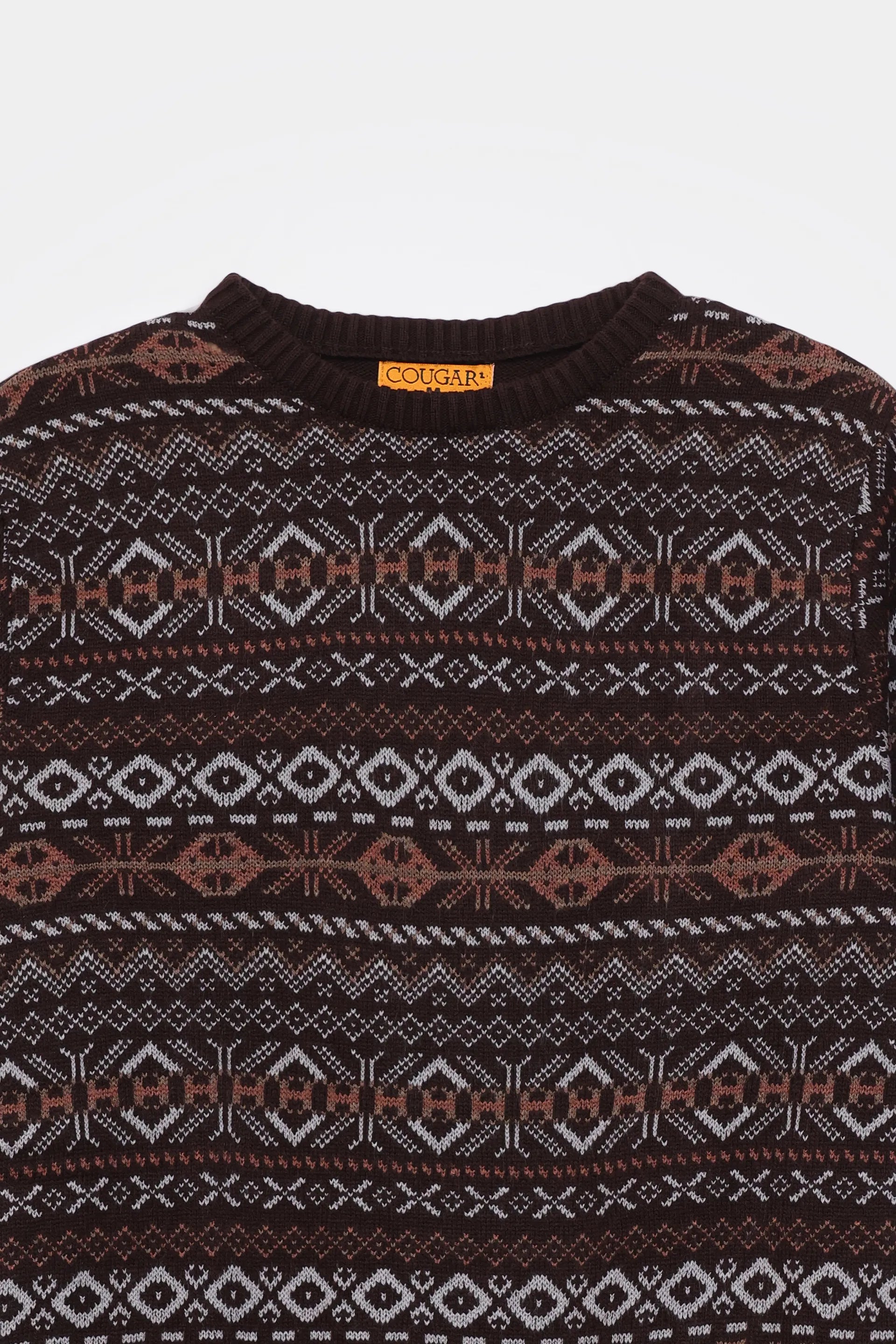 Jacquard Knit Sweater - Cougar Clothing